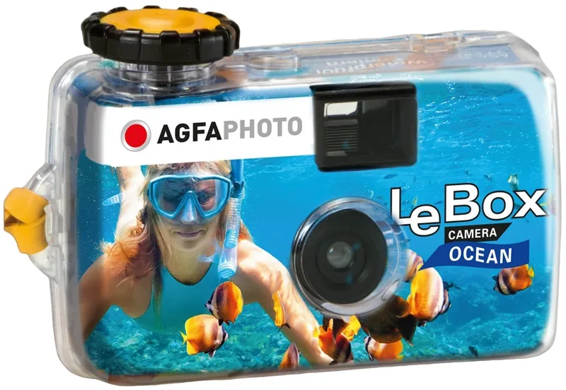AgfaPhoto LeBox Ocean Waterproof Camera Albastru
