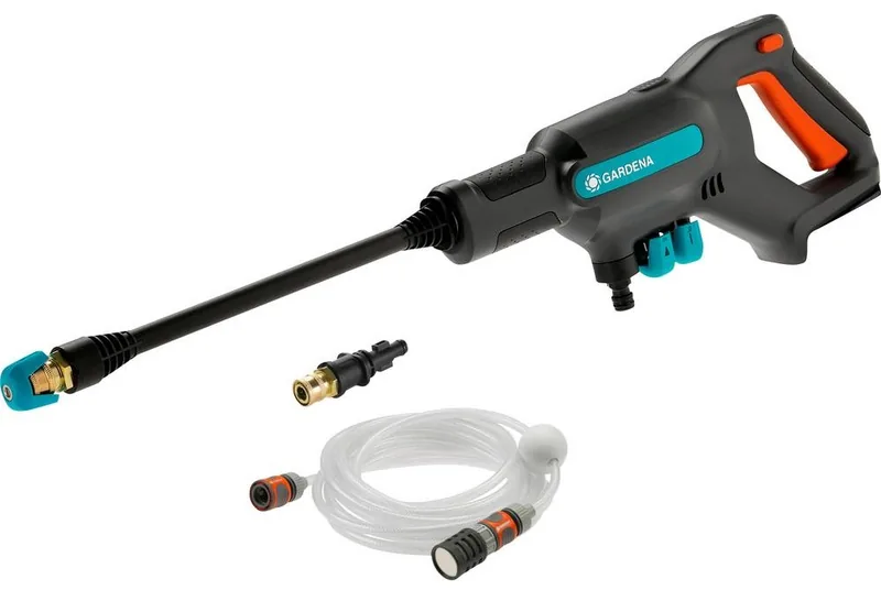 Gardena AquaClean P4A Cu Accesorii Fără Baterie și Încărcător