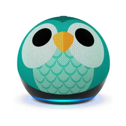 Amazon Echo Dot 5 Kids 2022 Bufnita Verde