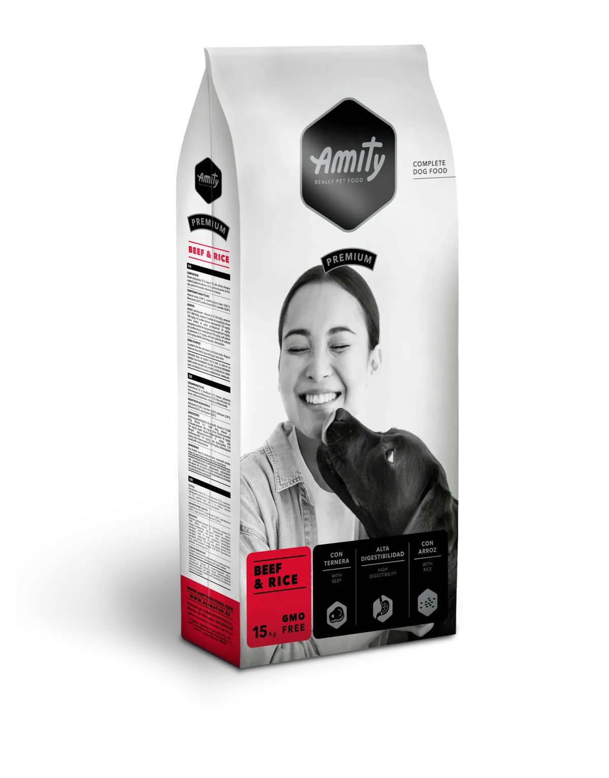 Hrana Uscata Caini Amity Premium Dogs Vita si Orez 15kg