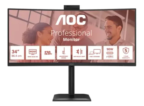 AOC CU34E4CW 34inch Negru