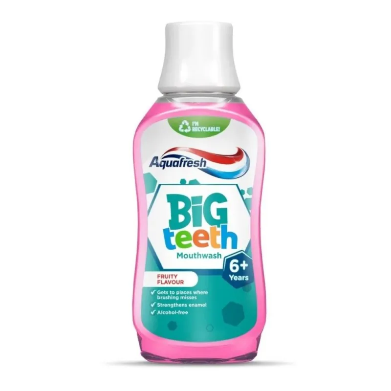 Apa de Gura Aquafresh Big Teeth Fruity Pentru Copii 300ml