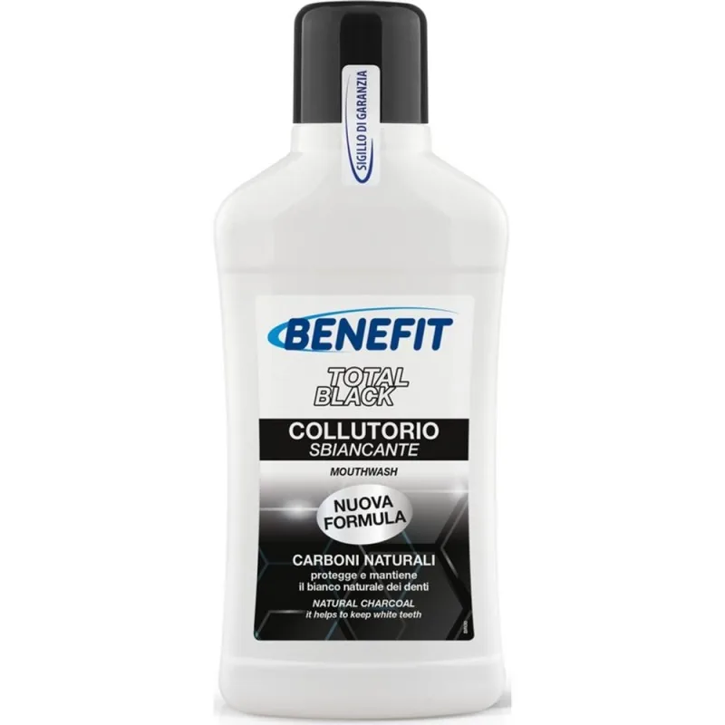 Apa de Gura Benefit Total Black Carbune 500ml