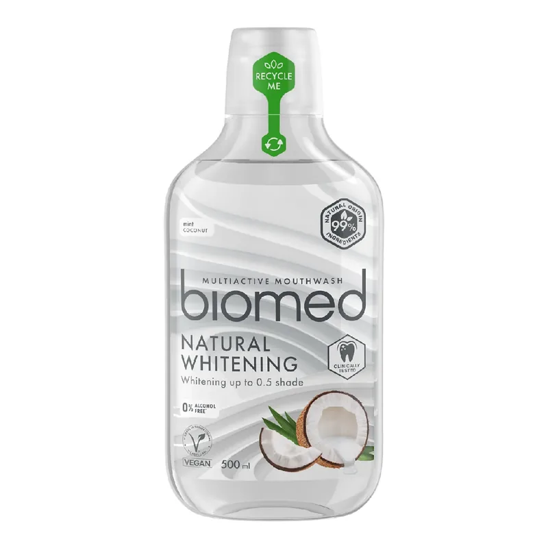 Apa de Gura Biomed Natural Whitening 500ml