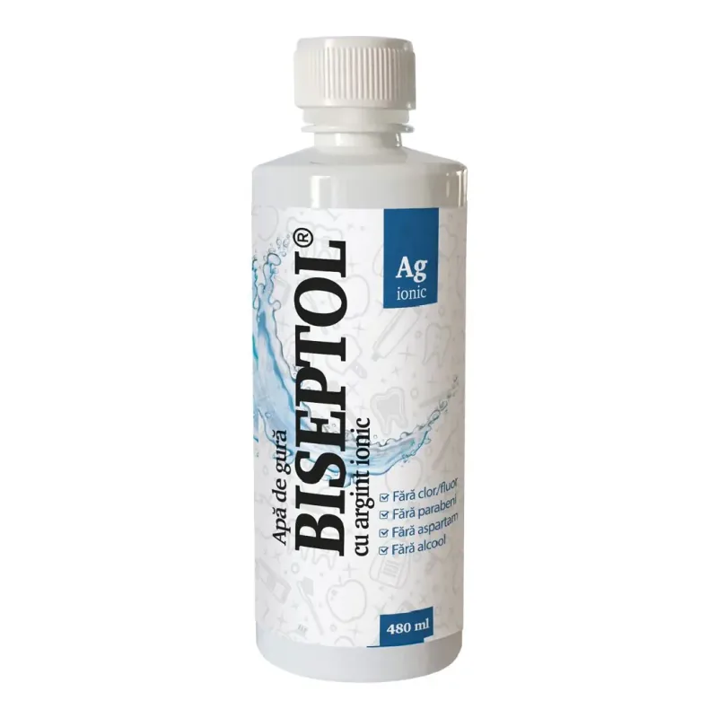 Apa de Gura Dacia Plant BiSeptol Cu Argint Ionic 480ml
