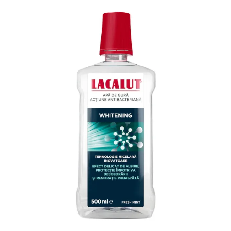 Apa de Gura Micelara ZDROVIT Lacalut Whitening 500ml