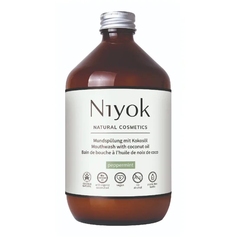 Apa de Gura Niyok Ulei de Cocos si Menta 500ml