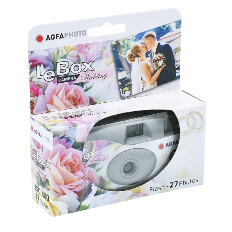 Aparat Foto de Unica Folosinta Agfaphoto LeBox 400 27 Wedding Flash - imagine 2