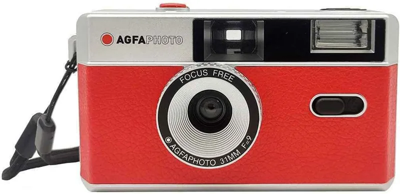 Aparat Foto Reutilizabil AgfaPhoto Rosu