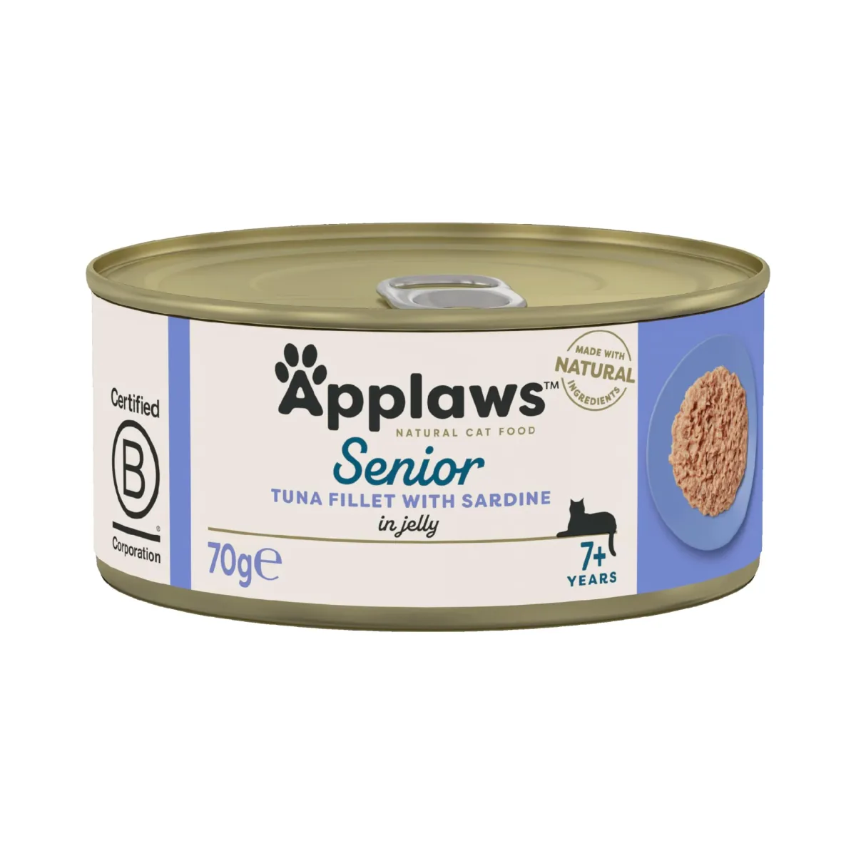 Hrana Umeda Pisici Applaws Senior File de Ton cu Sardina 70g