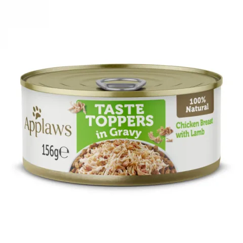 Hrană Umedă pentru Câini Applaws Taste Toppers Pui și Miel Fără Cereale 156g