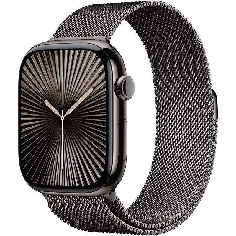 Apple Watch S10 Cellular 46mm Slate Titanium Slate Milanese Loop S/M