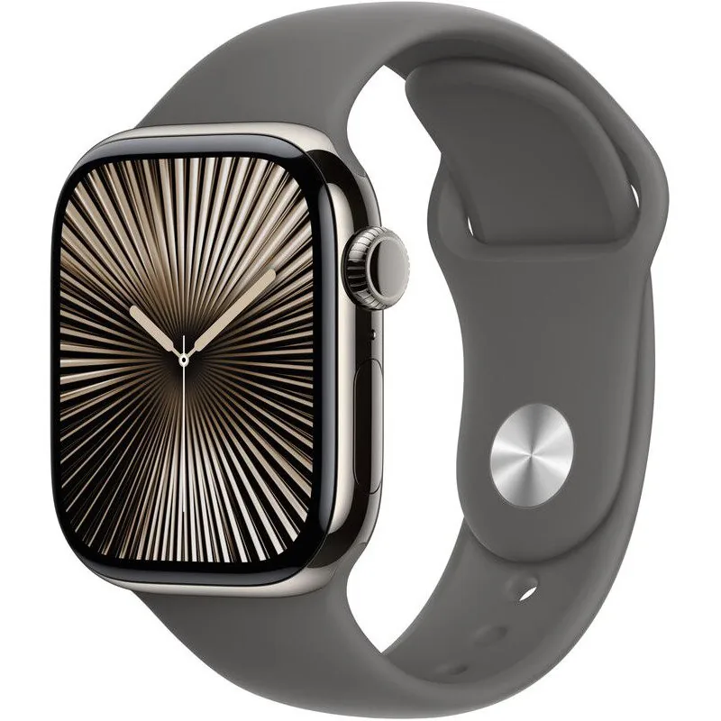 Apple Watch S10 Cellular 46mm Titanium Natural Stone Grey