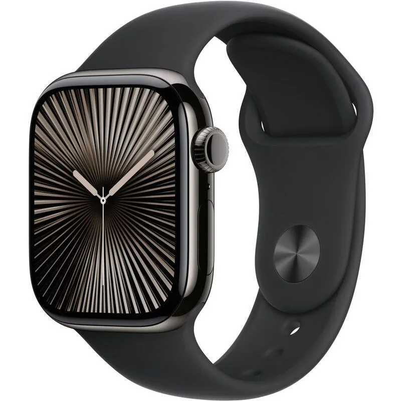 Apple Watch S10 Cellular Titanium 42mm Slate Negru Marimea S/M