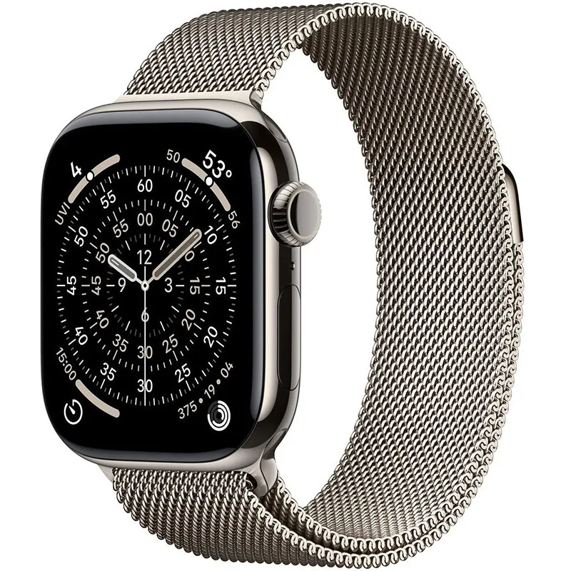 Apple Watch S11 Cellular 42mm Natural Titanium Case Natural Milanese Loop