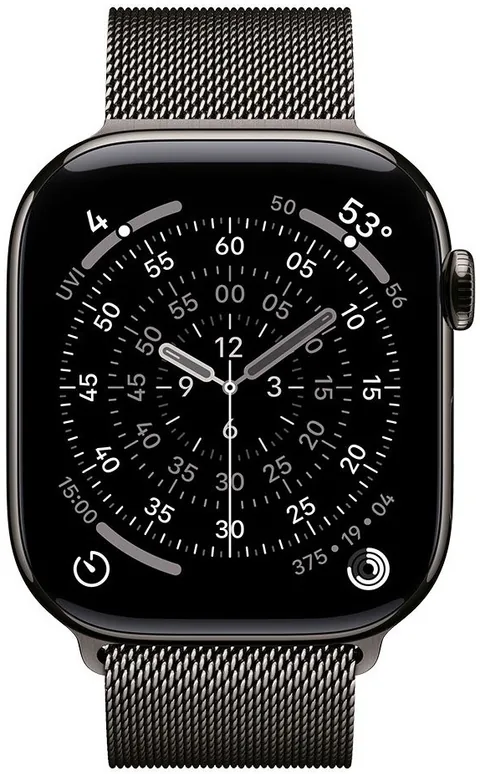 Apple Watch S11 Cellular 46mm Slate Titanium Milanese Loop S/M
