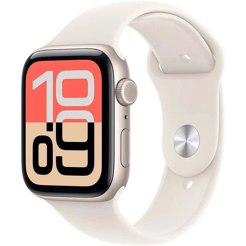 Apple Watch SE 3 Cellular 44mm Starlight Aluminium Starlight Sport Band M/L
