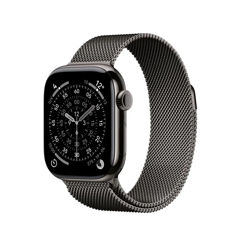 Apple Watch Series 11 42mm Titanium Slate Milanese Loop