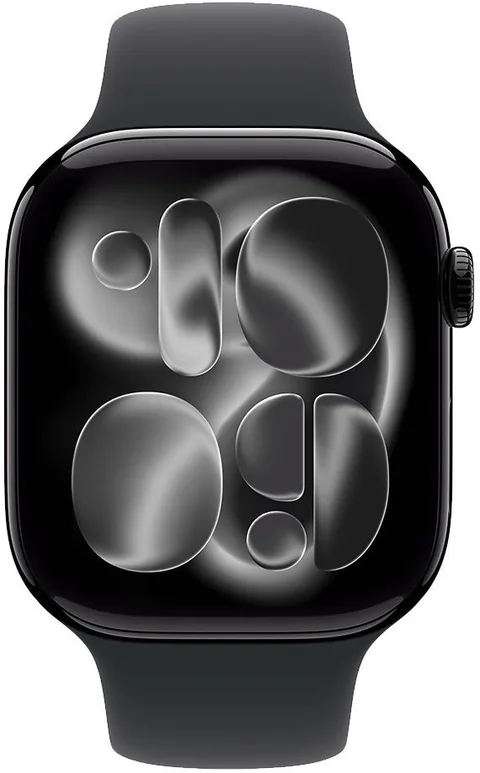 Apple Watch Series 11 GPS 46mm S/M Jet Black Aluminium Negru
