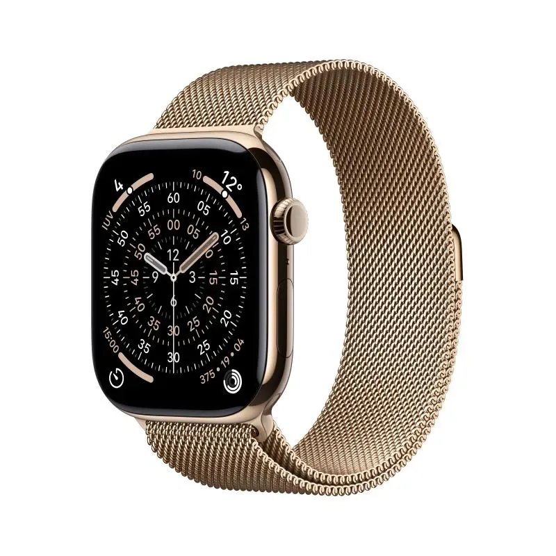 Apple Watch Series 11 GPS+Cellular 46mm Gold Titanium Gold Milanese Loop M/L