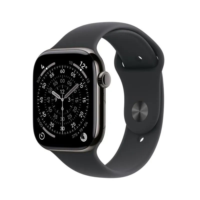 Apple Watch Series 11 Titan Slate 42mm GPS + Cellular Black Sport Band M/L
