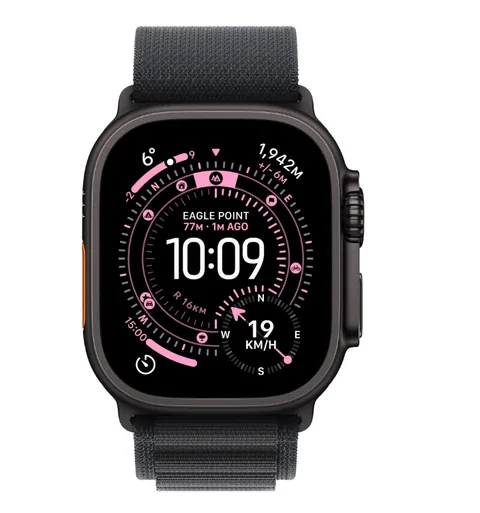 Apple Watch Ultra 3 49mm GPS + Cellular Black Titanium Negru Alpine Loop Marimea M