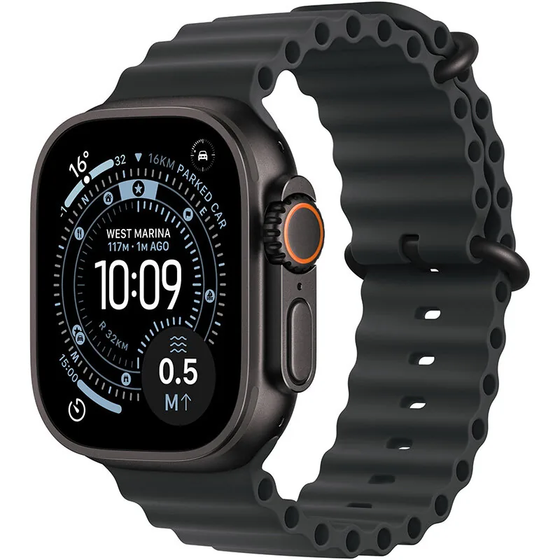 Apple Watch Ultra 3 Cellular 49mm Black Titanium Black Ocean Band