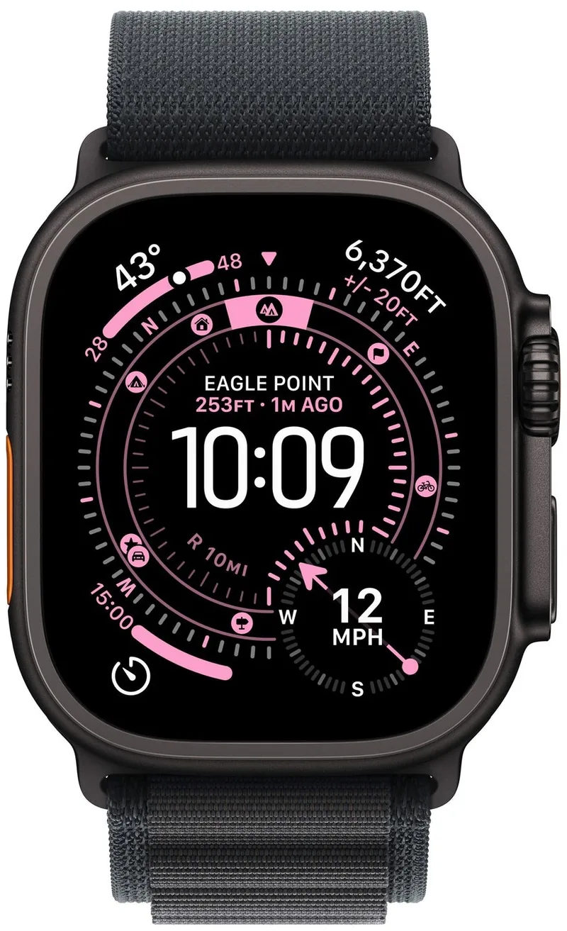 Apple Watch Ultra 3 Cellular 49mm L Black Titanium Black Alpine
