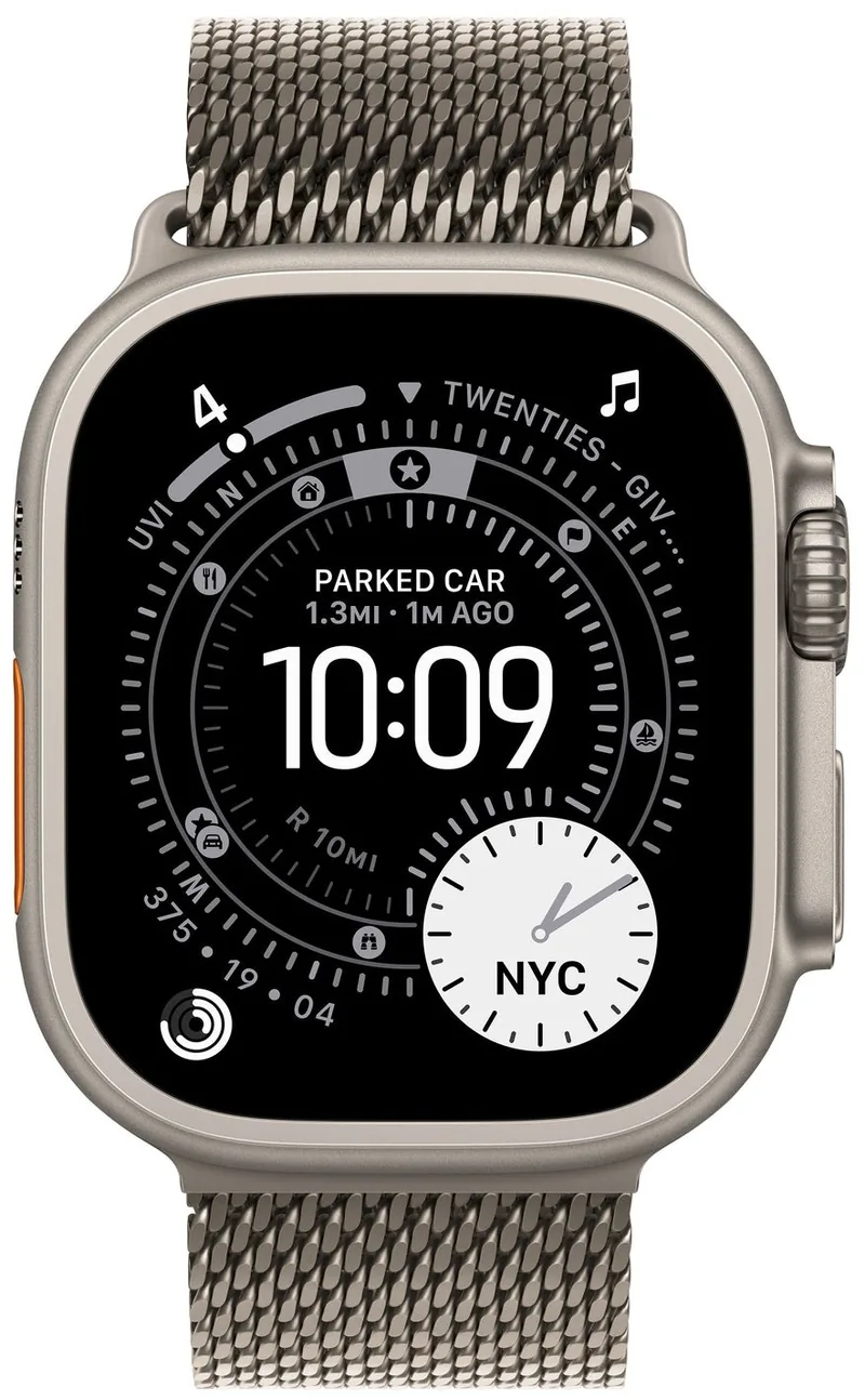 Apple Watch Ultra 3 Cellular 49mm Natural Titanium/Natural Titanium Milanese