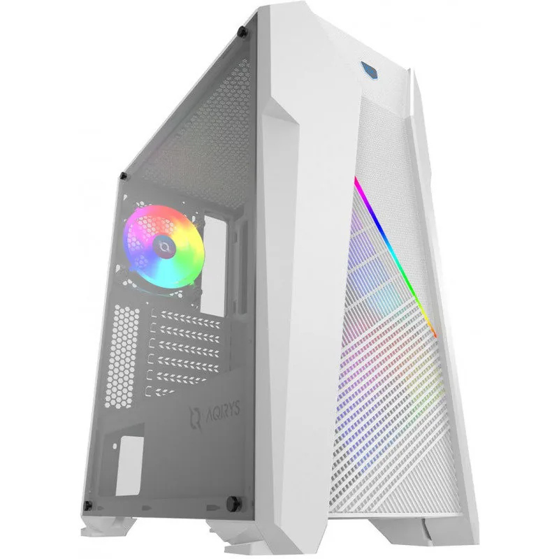 AQIRYS Canopus Middle Tower Tempered Glass RGB Alb