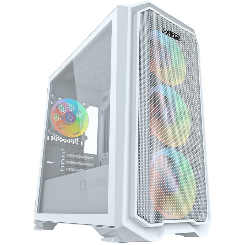 AQIRYS Wezen ARGB Mini Tower Alb