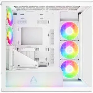 Arctic Xtender VG Mid Tower E-ATX Riser PCIe Inclus Alb