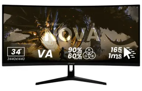 Arozzi Nova 34inch Curved Negru