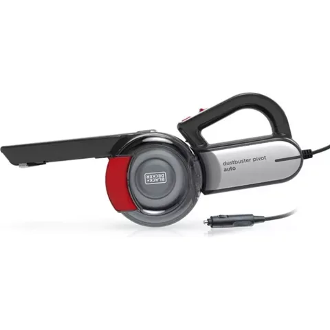 Aspirator BlackDecker 0.44L 12.5W Cablu 5m Transparent Gri Rosu