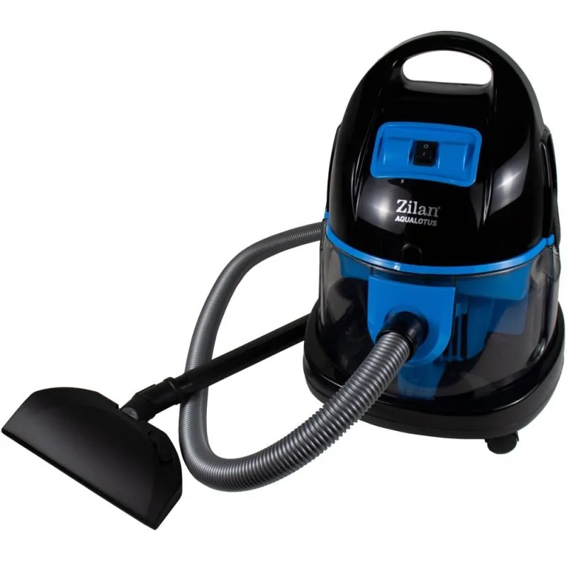 Aspirator cu Filtrare prin Apa Zilan 8L 2000W Uscat si Umed Negru Albastru