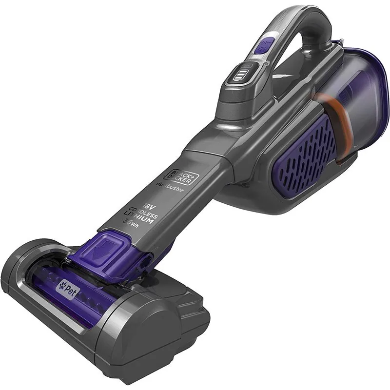Aspirator fara Sac BlackDecker 0.7l 1.2kg 36W Uscat Violet