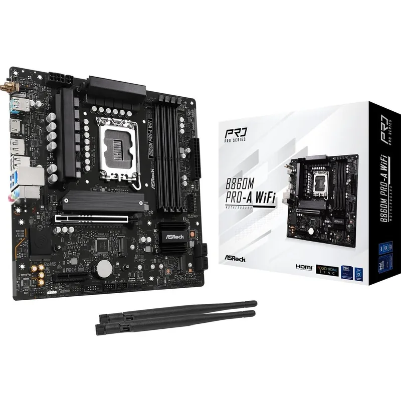 Asrock B860M Pro-A WiFi 90-MXBRS0-A0UAYZ