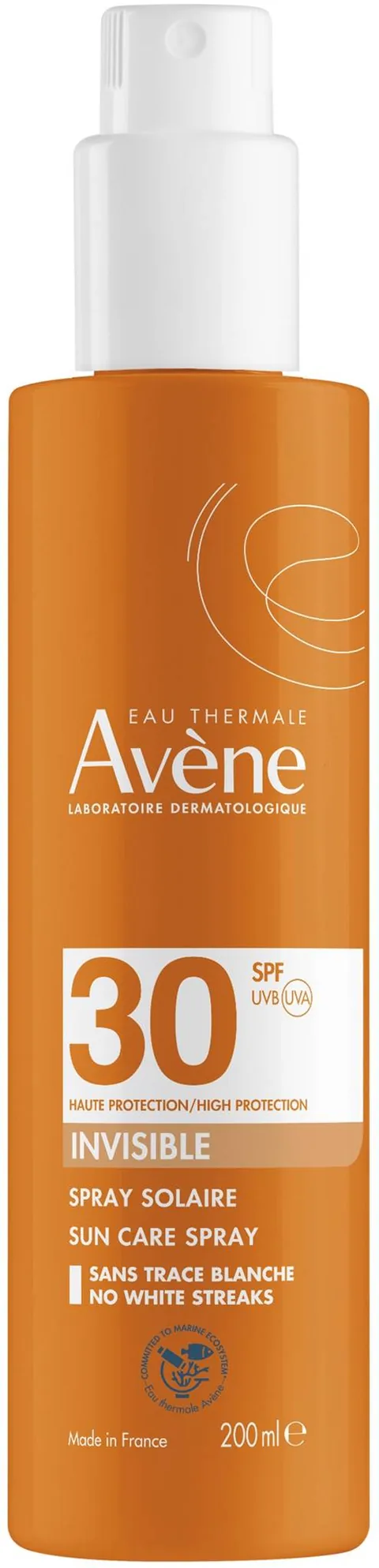 Spray Solar Avène Sun Invizibil SPF30 200ml Pentru Față și Corp
