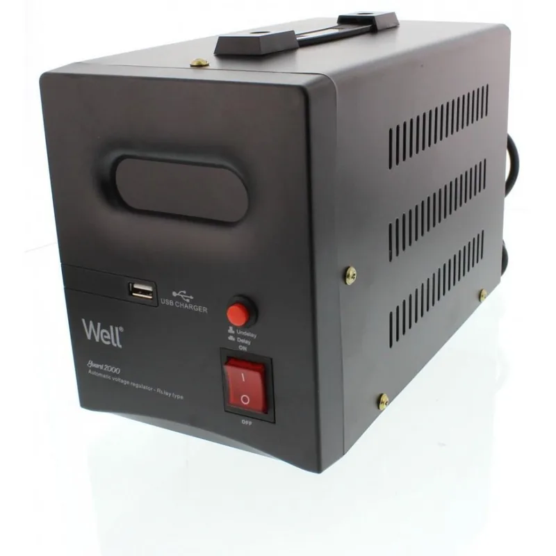 Well AVR-REL-GUARD2000-WL 2000VA/1200W Negru
