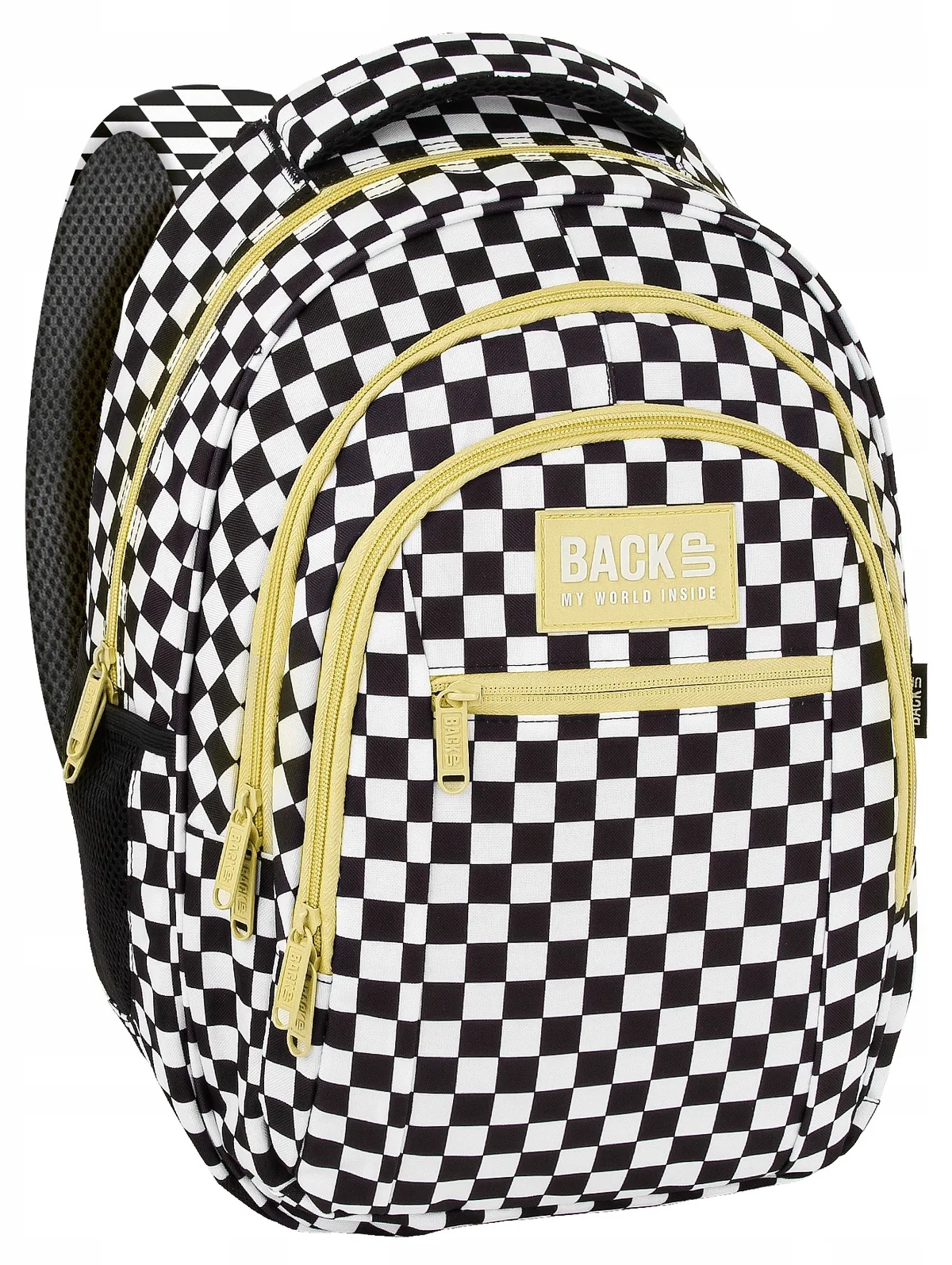 BackUp 8 O 3 Compartimente Checkerboard Yellow