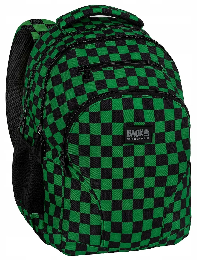 BackUp W Checkerboard Green