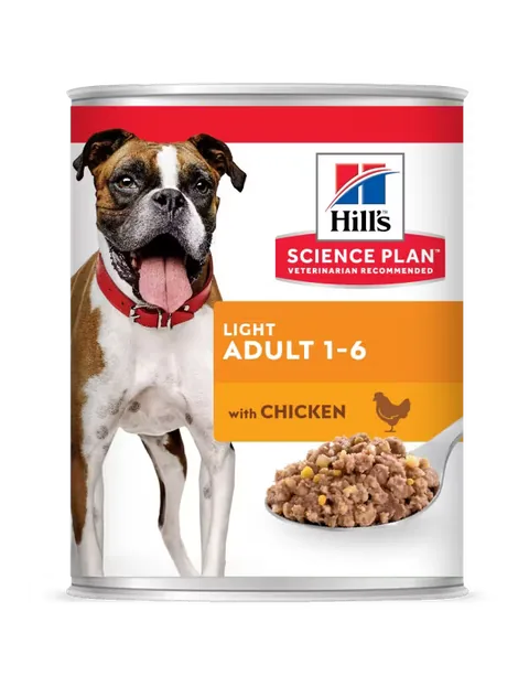 Hrana Umeda pentru Caini Hills Science Plan Adult Light Pui 370g
