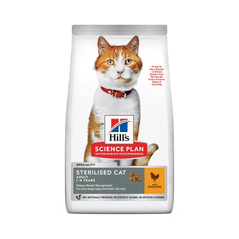 Hrana Uscata pentru Pisici Hills Science Plan Adult Sterilised Pui 15kg