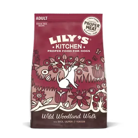 Hrana Uscata Caini Lilys Kitchen Wild Woodland Walk Duck Salmon & Venison 2.5kg