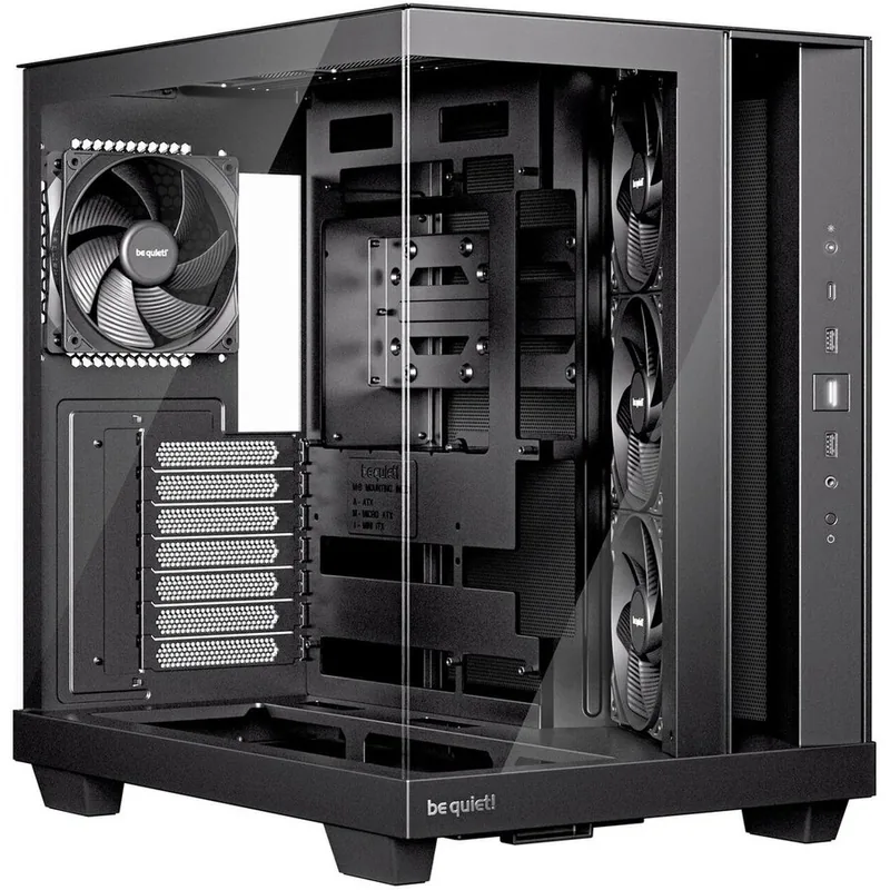 Be Quiet Light Base 500 Tempered Glass Negru BGW83