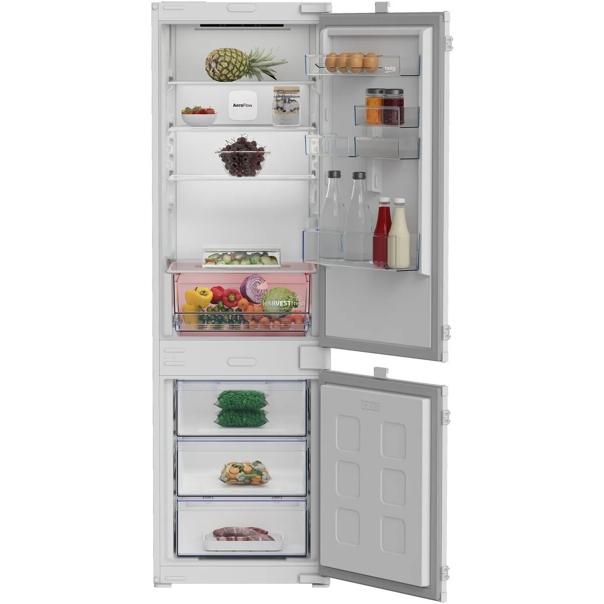 Beko B3BCNA294HS 270l Alb