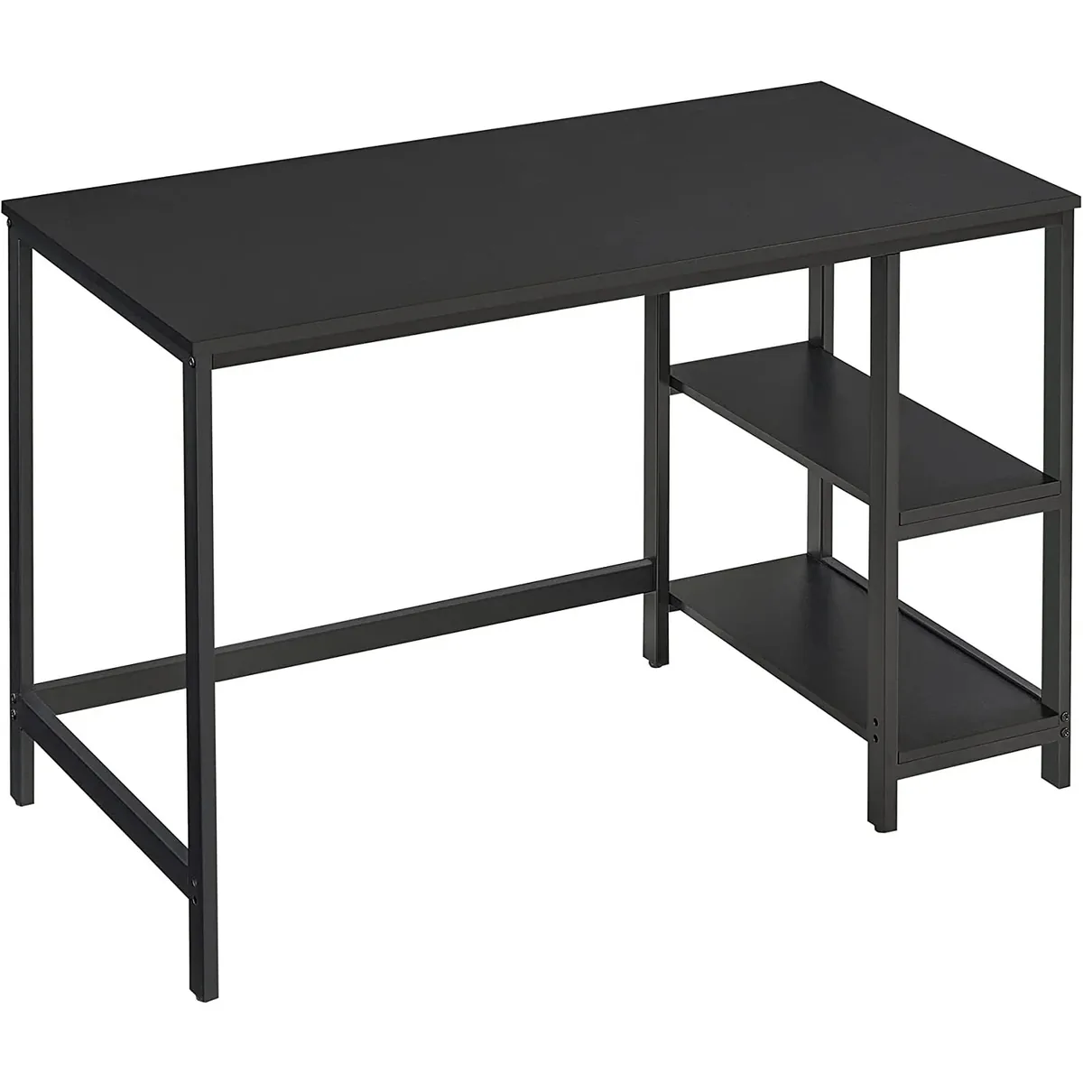 Birou Calculator Brius Industrial Raft Lateral Reglabil 120x60x76cm Negru