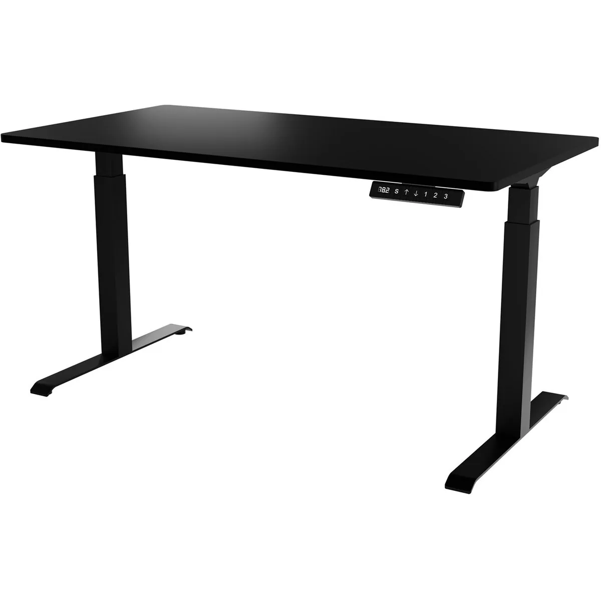 Birou Gaming Cama MEBLE MOON LONG Electric 150x80cm Negru