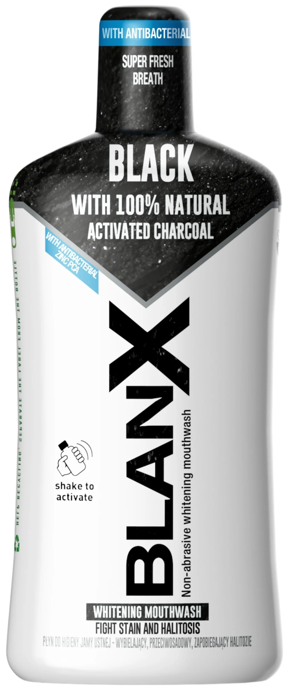 Apă de Gură BlanX Cu Cărbune Activ 500ml