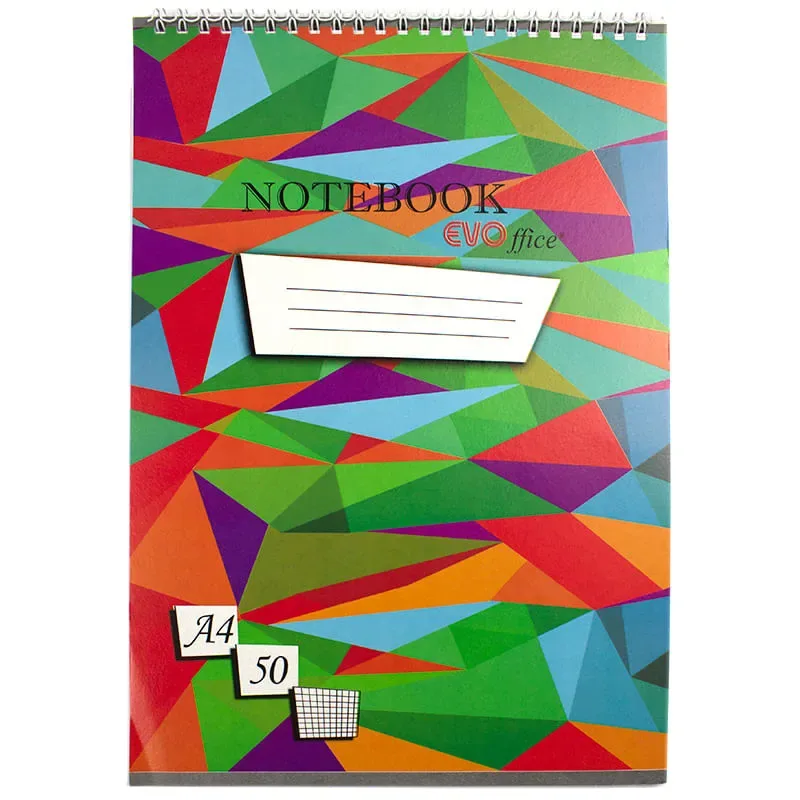 Bloc Notes Evo Office A4 50 File cu Spira Matematica